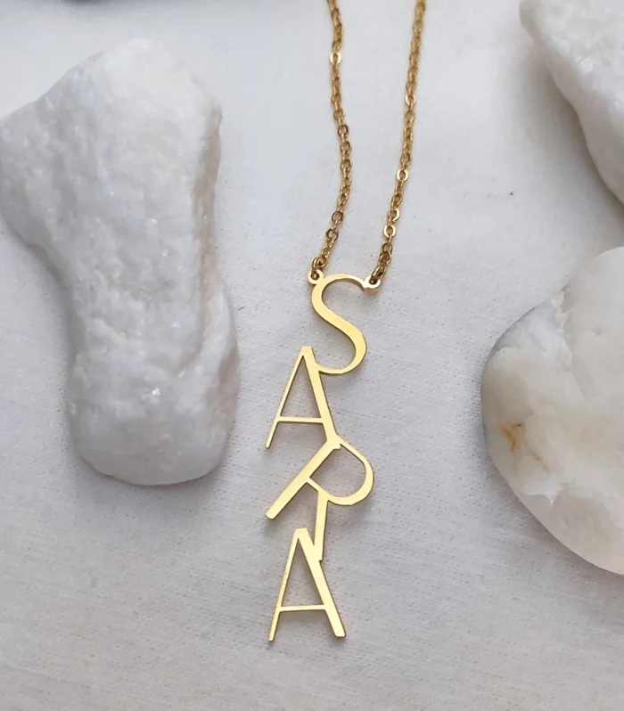 Dangle Calligraphy Name Necklace