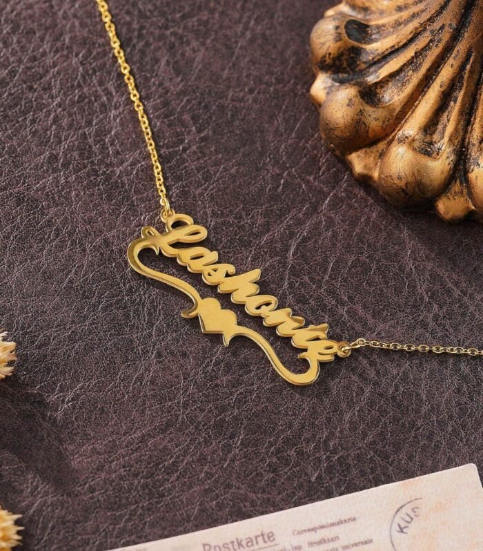 Personalized Heart Name Necklace